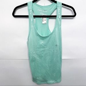 FINAL PRICE Aeropostale Sequin Green Tank Top
